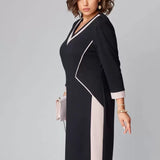 Alexa | Elegant V-neck dress