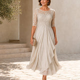 Rose – The Flattering Lace Midi Dress