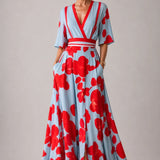 Ysa | Chic Dress with Floral Print